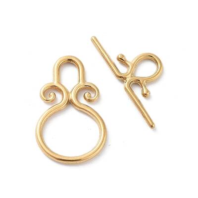 Ion Plating(IP) 304 Stainless Steel Toggle Clasps