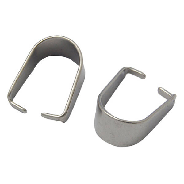 Tarnish Resistant 201 Stainless Steel Snap on Bails