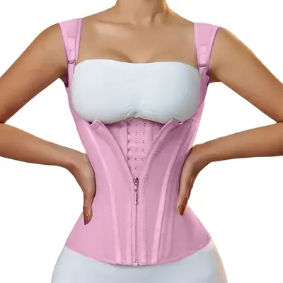 M MYODRESS Women Waist Vest Shaperwear For Women Tummy Control with Adjustable Straps And Hook