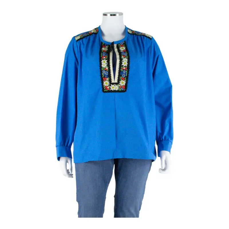 Womens Top Blue Long Sleeve XL