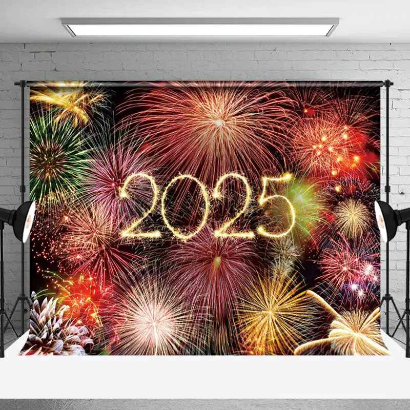 Full Daazzling 2025 Shiny New Year Backdrop - Aperturee