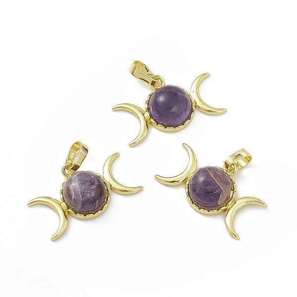 Natural Amethyst Pendants