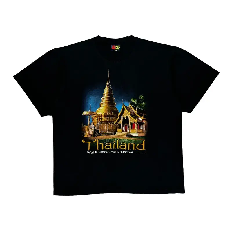 Thailand Joli Golf Graphic T-Shirt - XL Black Cotton