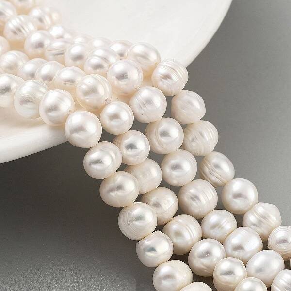 Natural Cultured Freshwater Pearl Beads Strands