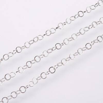 Tarnish Resistant 304 Stainless Steel Rolo Chains