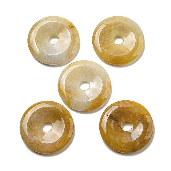 Natural Yellow Aventurine Pendants