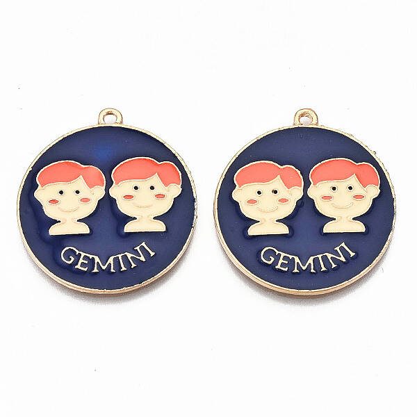 Alloy Enamel Pendants