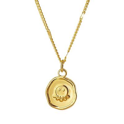 Stainless Steel Octopus Pendant Necklaces for Women