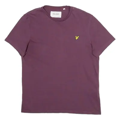 LYLE & SCOTT Mens T-Shirt Maroon M