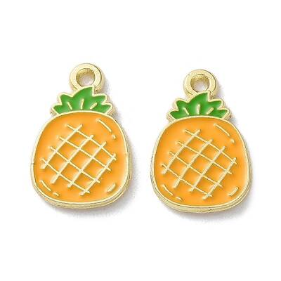 Fruit Alloy Enamel Charms