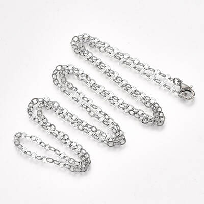 Brass Cable Chain Necklace Making