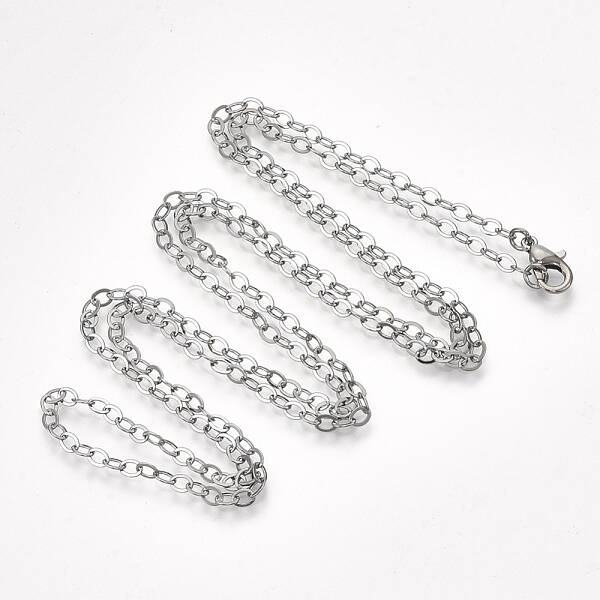 Brass Cable Chain Necklace Making
