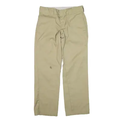 DICKIES Trousers Beige Slim Straight Mens W30 L30