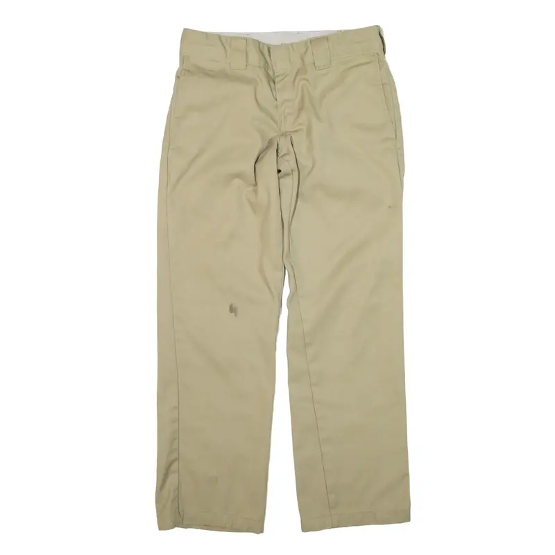 DICKIES Trousers Beige Slim Straight Mens W30 L30