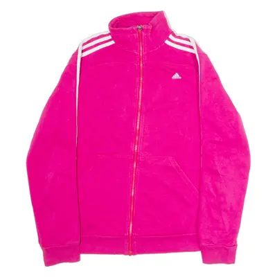ADIDAS Womens Track Jacket Pink L