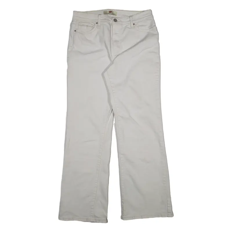 LEVI'S Womens Jeans White Slim Bootcut W30 L28