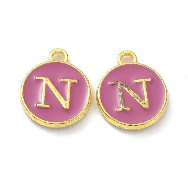 Golden Plated Alloy Enamel Charms