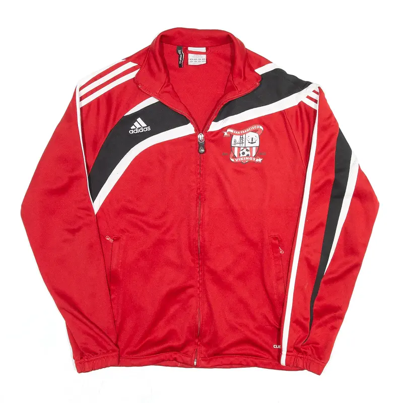 ADIDAS San Francisco Vikings Red Track Jacket Mens S