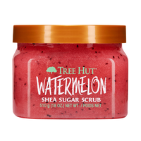 Tree Hut Watermelon Shea Sugar Scrub, Exfoliating Moisturizing & Hydrating Body Scrub Removes Dry Skin 18 Fl oz.