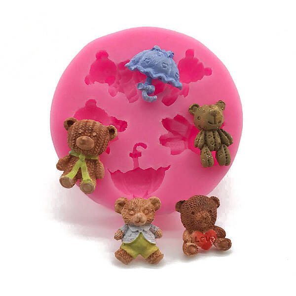 Bear Shape DIY Silicone Molds