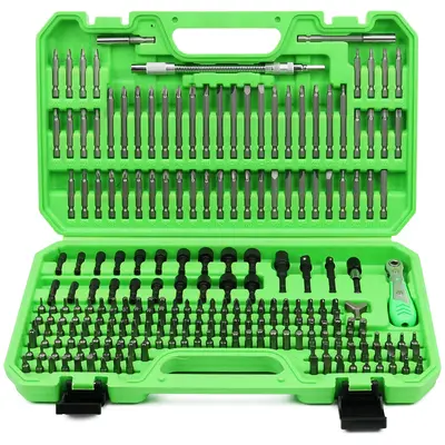 SWANLAKE 232PCS Ultimate Screwdriver Bit Set,Chrome Vanadium Steel Driver Bit Set, Includes Security Bits,Nut Driver, Ratchet...
