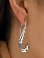 Vintage Style Quality Material Hook Earrings, Fashionable Irregular Design Drop Earrings for Women, Trendy All-match & Exquis...