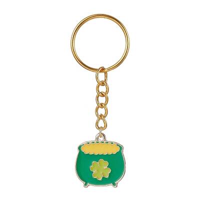 Alloy Enamel Pendant Keychain
