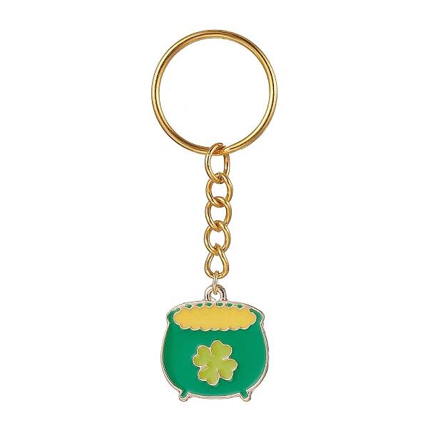 Alloy Enamel Pendant Keychain
