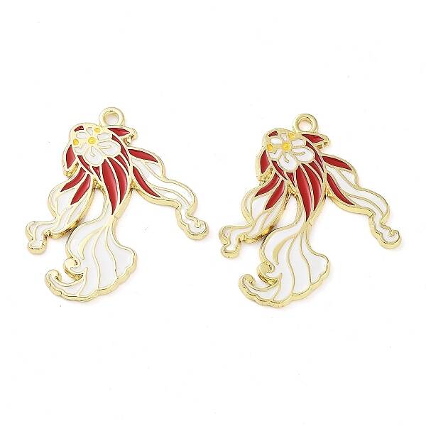 Rack Plating Alloy Enamel Pendants