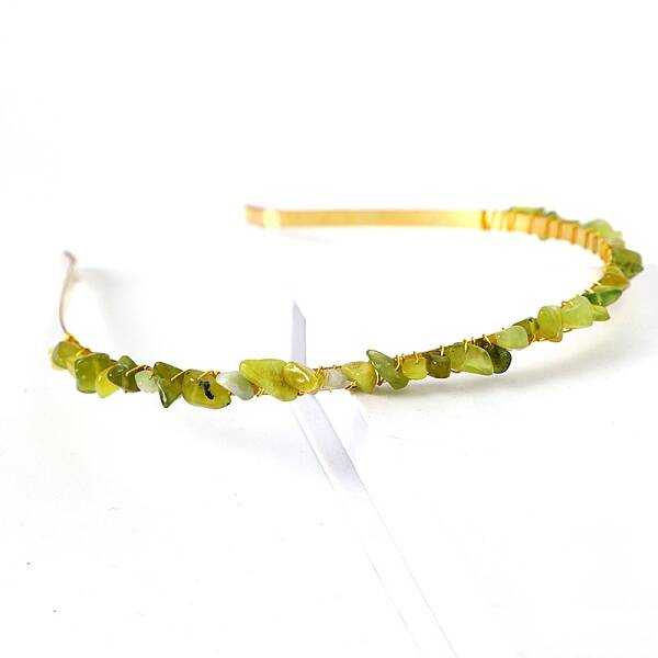 Natural Jade Hair Bands