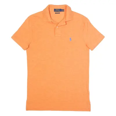 POLO RALPH LAUREN Slim Fit Mens Polo Shirt Orange XS