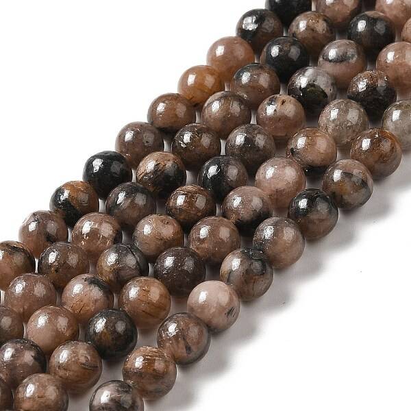 Natural Chiastolite Beads Strands