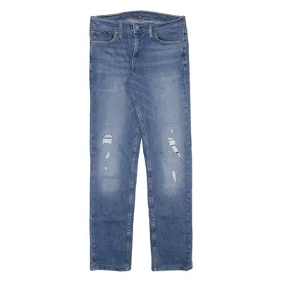 LEVI'S 511 Jeans Custom Mens Blue Slim Straight Stone Wash W30 L31