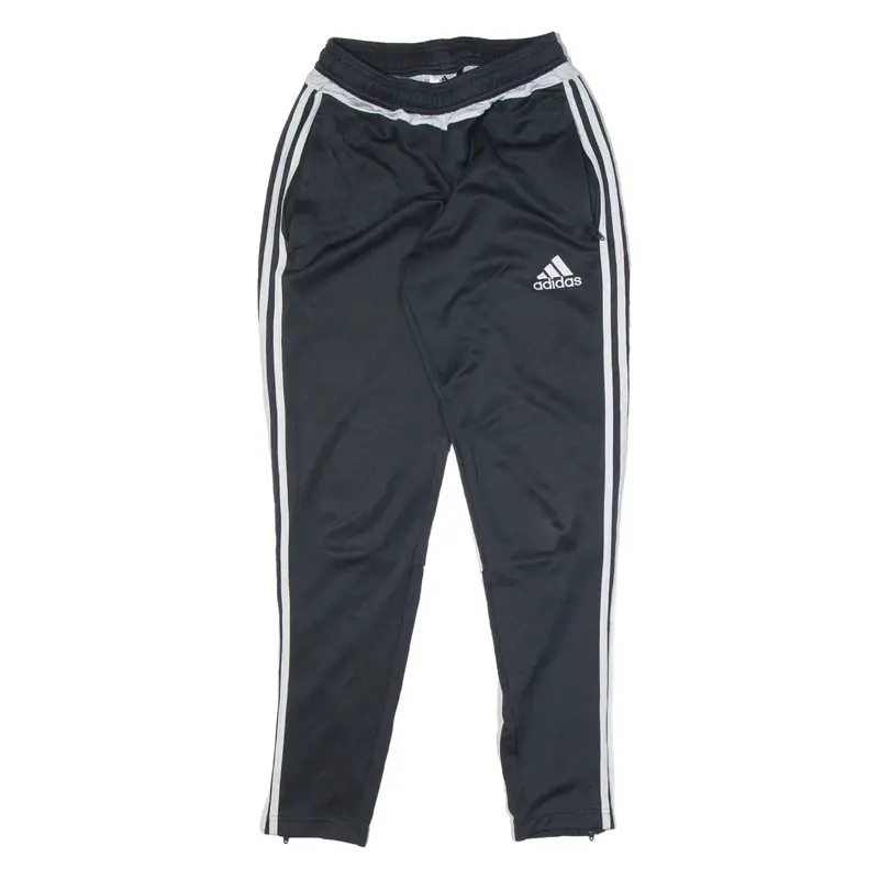ADIDAS Track Pants Grey Tapered Mens S W24 L29