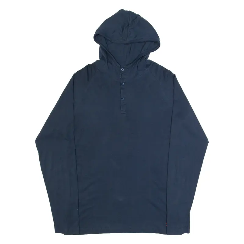 ORIGINAL PENGUIN Lightweight Mens Blue Hoodie L
