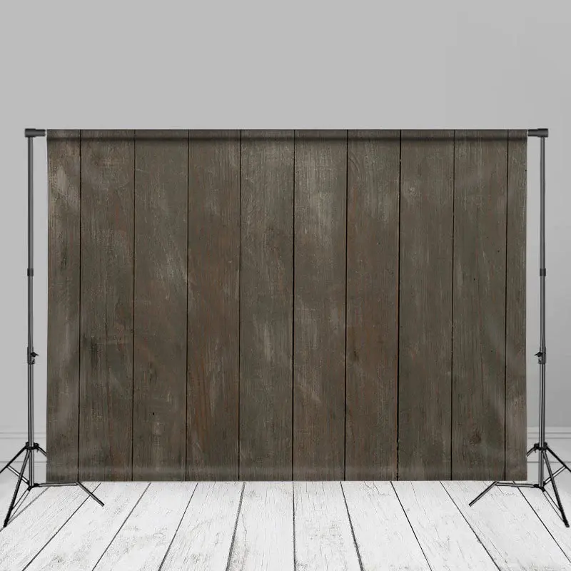 Black Vintage Wood Texture Photography Backdrop - Aperturee