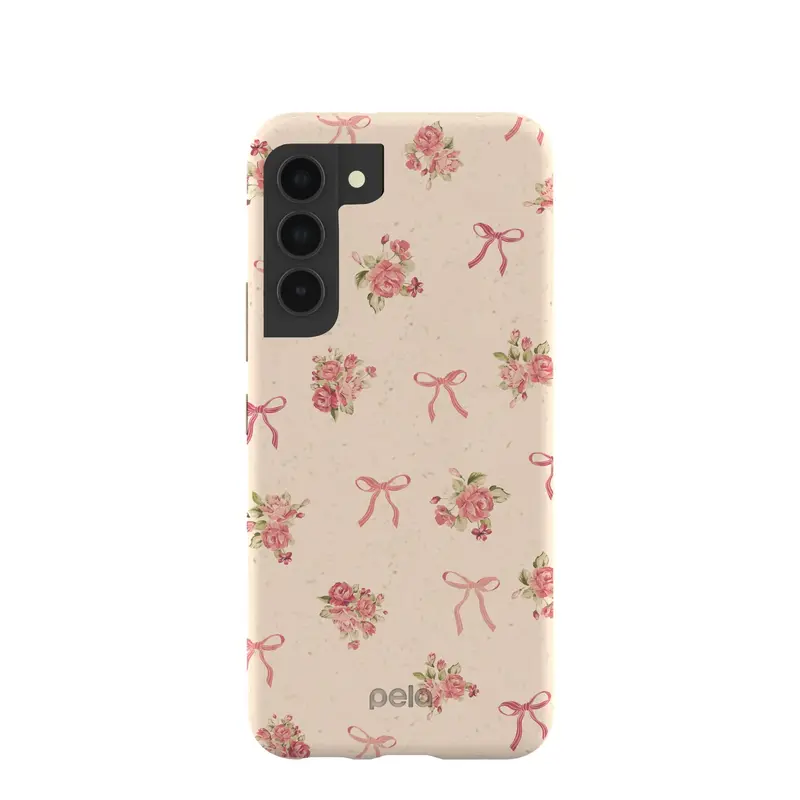 Seashell Roses and Bows Samsung Galaxy S22 Case