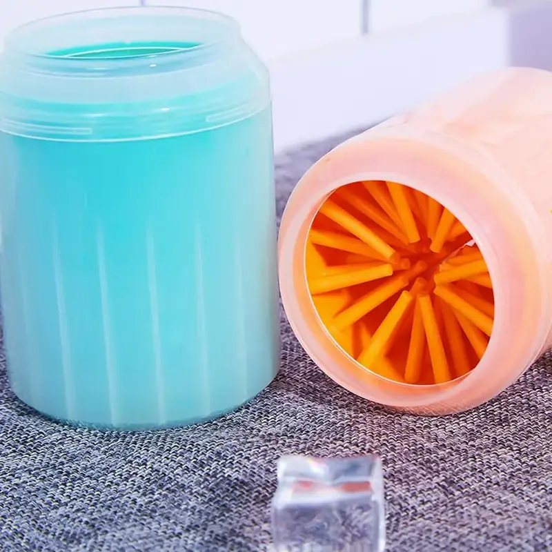 Pet Paw Cleaning Cup, 1 Count Pet Paw Cleaning Tool, Pet Paw Cleaning Brush, Dog & Cat Grooming Supplies, Dog & Cat Accessori...