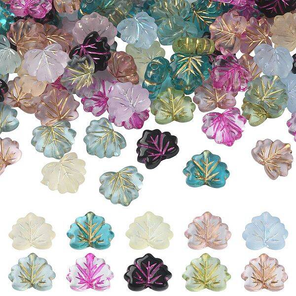 175Pcs 7 Style Mixed Style Acrylic Beads