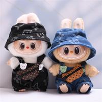 Doll Clothes for Labubu - Clothes Outfit Set for 17cm labubu - Fashion Hat+Overalls+Bag Outfit Set,Luxury Doll Clothing & Sty...