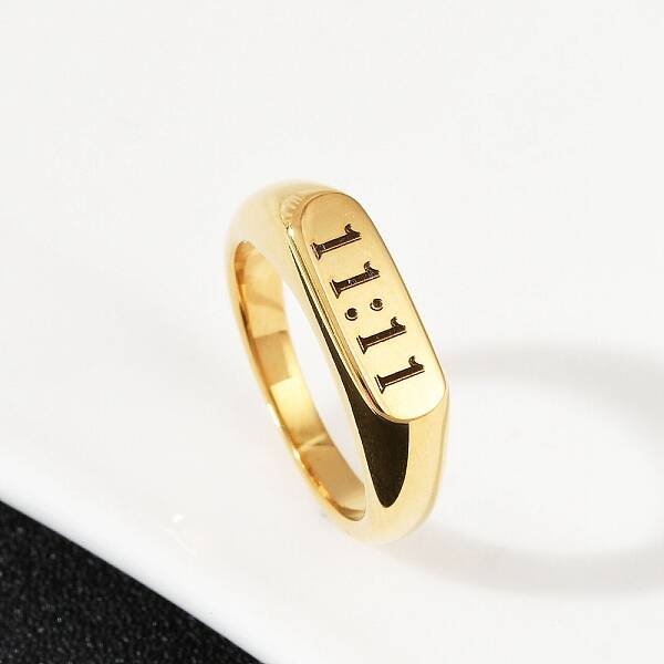 304 Stainless Steel Plain Band Finger Rings