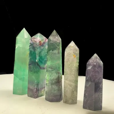 [Crescent Cast] All Fluorite Products for Clarity, Healing & Protection - Spheres, Towers, etc. - Options Are In The Variatio...