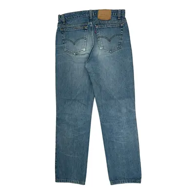 Levis Slim Fit Jeans - 33W 32L Blue Cotton