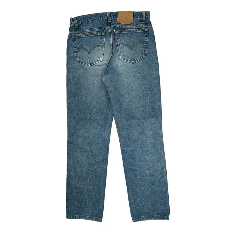 Levis Slim Fit Jeans - 33W 32L Blue Cotton