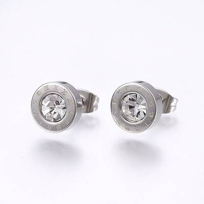 304 Stainless Steel Stud Earrings