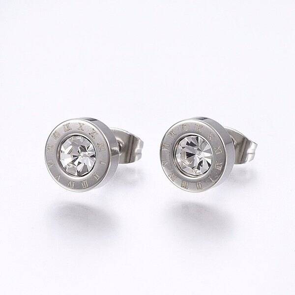 304 Stainless Steel Stud Earrings