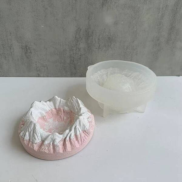 DIY Volcano Shape Ashtray Silicone Molds