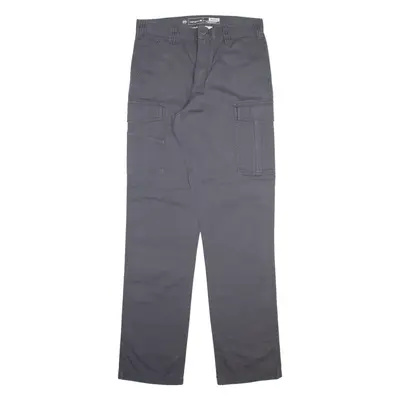 CARHARTT Cargo Mens Trousers Grey Relaxed Straight W33 L36