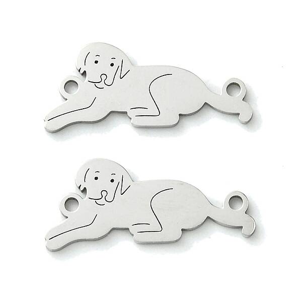 Non-Tarnish 201 Stainless Steel Connector Charms