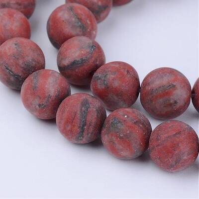 Natural Sesame Jasper/Kiwi Jasper Beads Strands